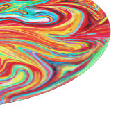 Planche À Découper Unique Couleurs Lumineuses Peinture Motif. Command (Coin)