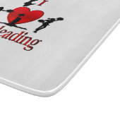 Planche À Découper Unique I Heart Cheerled Glass (Coin)