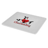 Planche À Découper Unique I Heart Cheerled Glass (Coin)