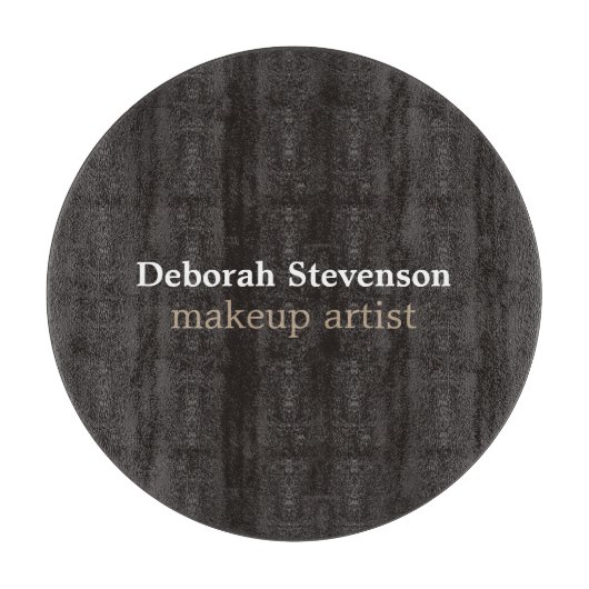 Planche À Découper Unique moderne Mnimalist Gray Personnalisé (Devant)