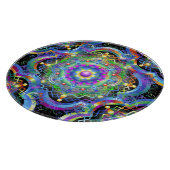 Planche À Découper Univers Mandala Couleurs Psychédéliques (Coin)