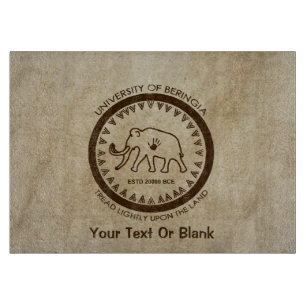 Planche À Découper Université de Beringia Wooly Mammoth Seal