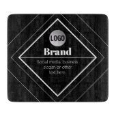 Planche À Découper Upload Your Logo & Customizable Text Design (Devant)