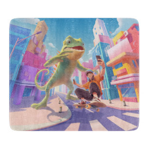 Planche À Découper Urban Glide : Giant Caméléon Skateur Selfie