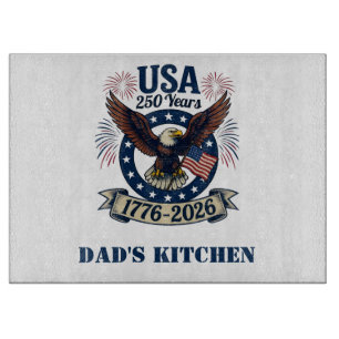 Planche À Découper USA 250 Ans Aigle Américain