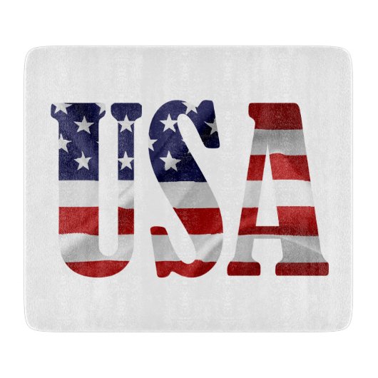 Planche À Découper USA Patriotique (Devant)