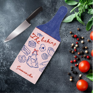 Planche À Découper Ustensiles de cuisine en forme de gribouillis de c
