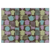 Planche À Découper Ustensiles de cuisine Motif 2 (Devant)