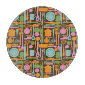 Planche À Découper Ustensiles de cuisine Motif 3 (Devant)