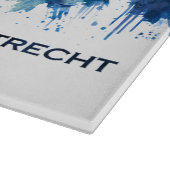 Planche À Découper Utrecht Pays-Bas Skyline Blue (Coin)