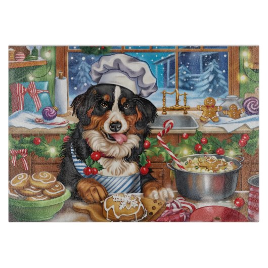 Planche À Découper Vacances de montagne d'Entlebucher : Pâtisserie fe (Devant)