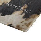 Planche À Découper Vache blanche noire (Coin)