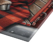 Planche À Découper Vache de Noël Highland (Coin)