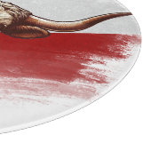 Planche À Découper Vache longhorne du Texas (Coin)