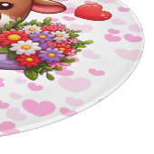 Planche À Découper Vache mignonne de la Saint-Valentin (Coin)
