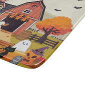 Planche À Découper Vache mignonne d'Halloween et ferme (Coin)