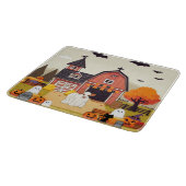 Planche À Découper Vache mignonne d'Halloween et ferme (Coin)