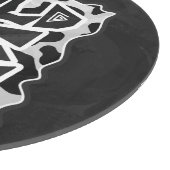 Planche À Découper Vache Wild Me Noir et Blanc (Coin)