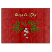 Planche À Découper Vaches de Noël et Garland (Devant)