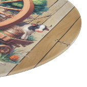 Planche À Découper Vaches et roues occidentales cool (Coin)