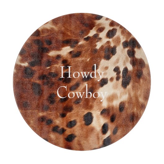 Planche À Découper Vachette noire Brown (Devant)