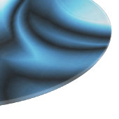 Planche À Découper Vague de soie bleue (Coin)