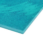 Planche À Découper Vague de turquoise (Coin)