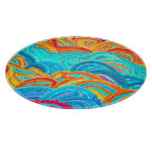 Planche À Découper Vague Peinture Motif. Commandez dès maintenant (Coin)