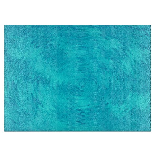 Planche À Découper Vague Turquoise (Devant)