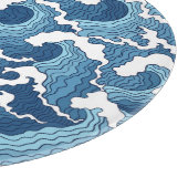 Planche À Découper Vagues Abstraites (Coin)