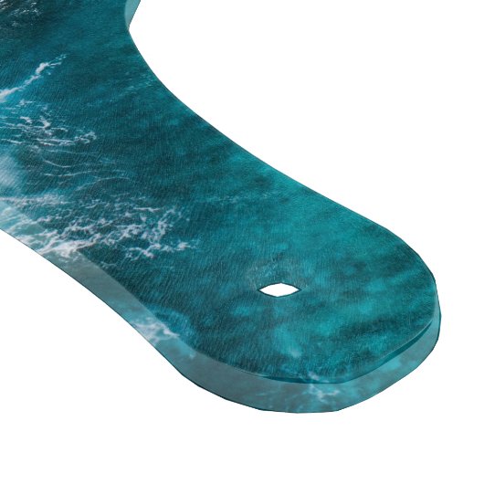 Planche À Découper Vagues de mer - rivage des Maldives (Coin)