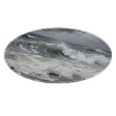 Planche À Découper Vagues océaniques Paysage marin orageux Texturé (Coin)