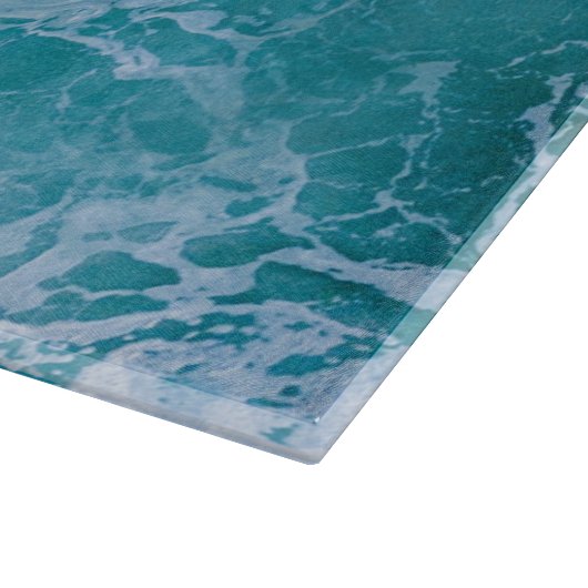 Planche À Découper Vagues profondes de l'océan bleu (Coin)