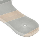 Planche À Découper vagues rose gris jaune (Coin)