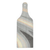 Planche À Découper vagues rose gris jaune (Devant)