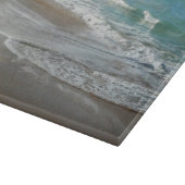 Planche À Découper Vagues sur la plage bleu turquoise Océan (Coin)