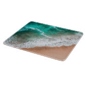 Planche À Découper Vagues sur la plage de sable (Coin)
