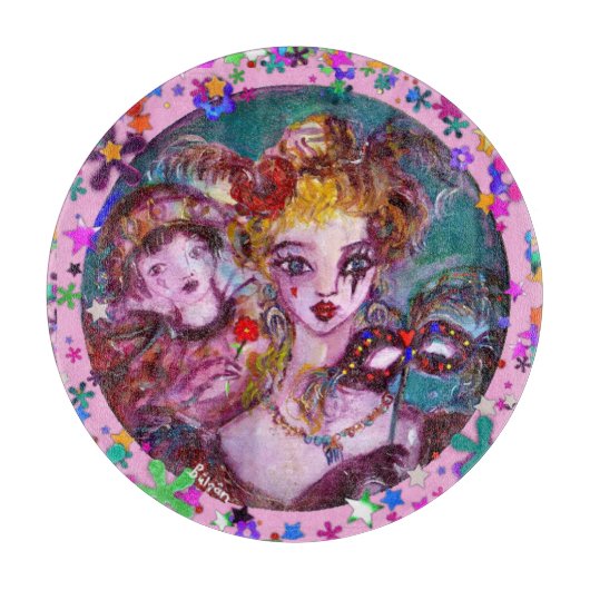 PLANCHE À DÉCOUPER VALENTINE ADORE LE PARTI VÉNÉTIEN MASQUERADE (Devant)