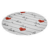 Planche À Découper Valentine Hearts : Conception 3D (Coin)