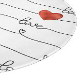 Planche À Découper Valentine Hearts : Conception 3D (Coin)