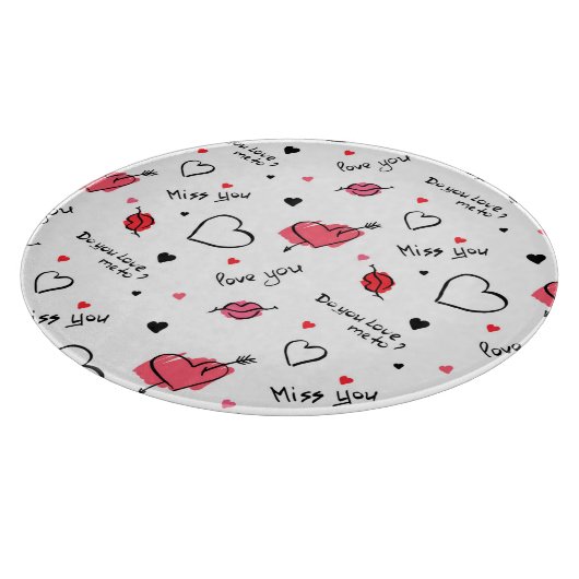 Planche À Découper Valentine's Hearts Arrow sans couture (Coin)