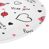 Planche À Découper Valentine's Hearts Arrow sans couture (Coin)