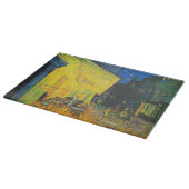 Planche À Découper Van Gogh Café Terrasse Rue Française Scène (Coin)