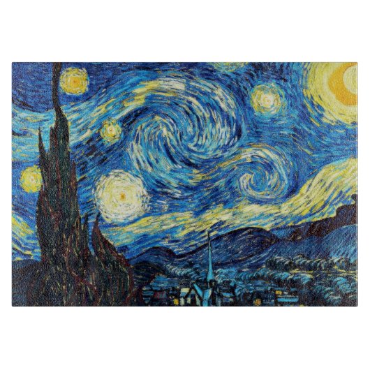 Planche À Découper Van Gogh - Nuit étoilée (Devant)