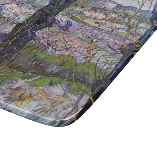 Planche À Découper Van Gogh Vue Arles Jardin Fleuri (Coin)