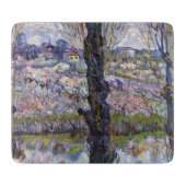 Planche À Découper Van Gogh Vue Arles Jardin Fleuri (Devant)