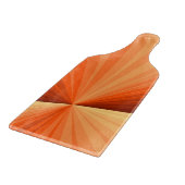 Planche À Découper Vanille rouge orange Abstraite moderne Fractale gr (Coin)