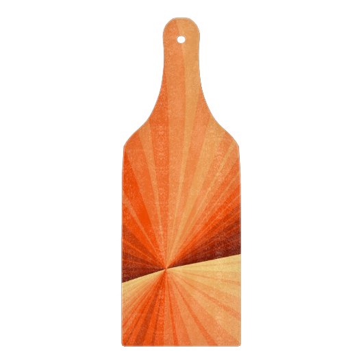 Planche À Découper Vanille rouge orange Abstraite moderne Fractale gr (Devant)