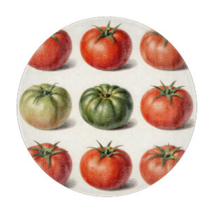 Planche À Découper Variété de tomate ancienne botanique Grid