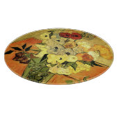 Planche À Découper Vase japonaise, Rose, Anémones par Vincent van Gog (Coin)